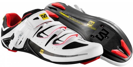 picture Avenir White/Bright Red/Black Raceschoen Heren