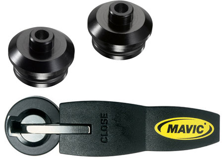 picture Voorwiel Adapter 20 naar 9 mm + Snelspanner