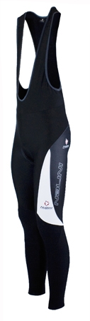 picture Midi Fietsbroek Lang met Zeem Zwart Heren