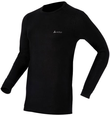 Odlo : Shirt Lange Mouwen Warm Zwart Heren 