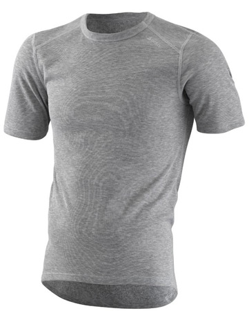 Shirt Korte Mouwen Warm Grijs Heren
