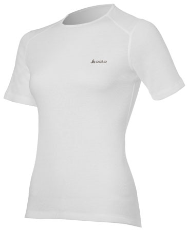 Odlo : Shirt Korte Mouwen Warm Wit Dames 