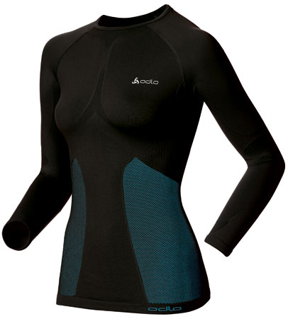 Odlo : Shirt Lange Mouwen Evolution Warm Zwart Dames 