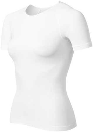 Ondershirt Korte Mouwen Crew Neck Evolution Cool White Dames