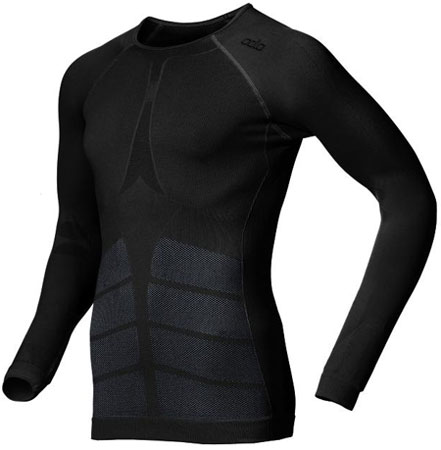 Shirt Lange Mouwen Evolution Warm Zwart Heren