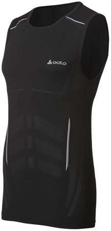 Hardloopshirt Sleeveless Seamless Race Black/Castlerock Heren