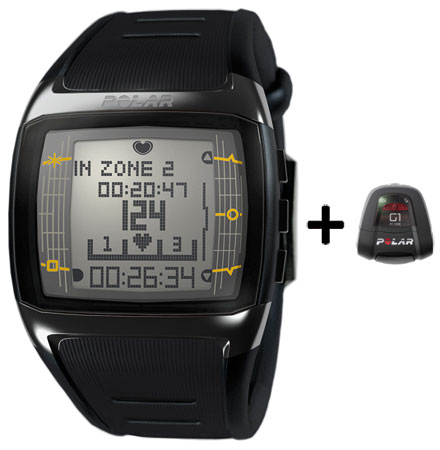 Polar : FT60 Male Hartslagmeter + G1 GPS Sensor (1 pakket)  