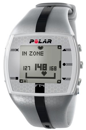 Polar : FT4 Male Zilver/Zwart Hartslagmeter  
