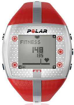 Polar : FT7 Female Red Silver Hartslagmeter 
