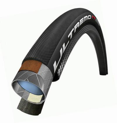 Ultremo TT 700 x 22C Raceband - Timetrail, Track, Triathlon? Beslis zelf waar TT voor staat. Deze uitvoering van de handgemaakte tube is nog sneller.