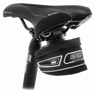 Elan 615 Zwart Carbon Zadeltas