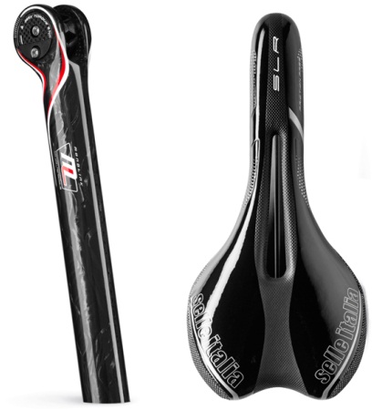 picture Combo Monolink Flow 31.6mm Carbon en SLR Flow Zadel