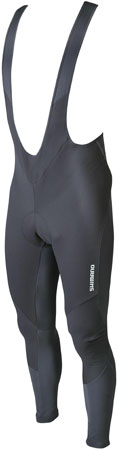 Fietsbroek Windflex Winter Met Bretels En Zeem Zwart Heren
