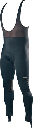 Fietsbroek Winter Met Bretels En Zeem Zwart Heren