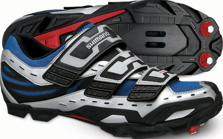SH M123 Mountainbikeschoen Zilver Blauw
