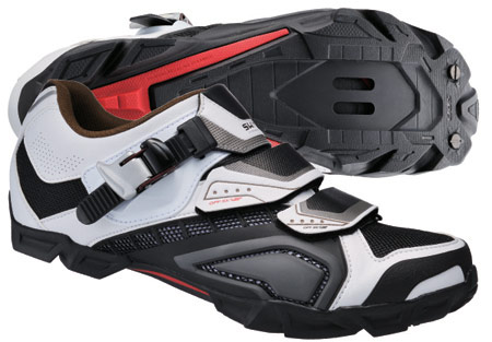 Shimano : SH-M162 Mountainbikeschoen Wit/Zwart 
