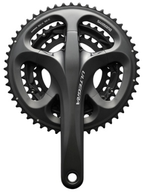picture Ultegra FC-6703 Glossy Grey Crankset Triple 52x39x30