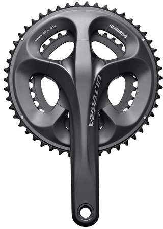 picture Ultegra FC-6750 Glossy Grey Crankset Compact 50x34