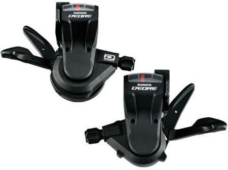 picture Deore SL-M591 Rapidfire MTB Shifters Triple 10 speed