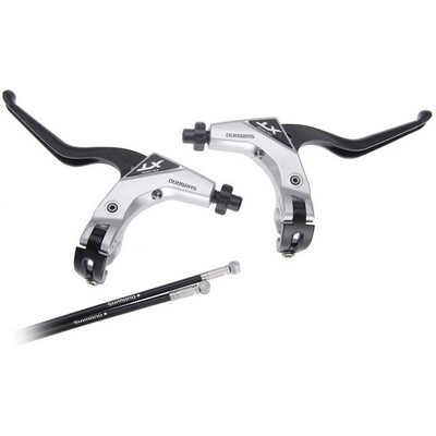 picture Deore XT BL-T780 Remhendels links + rechts V-brake Zilver