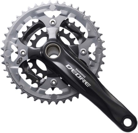 picture Deore Crankset Triple 9 speed