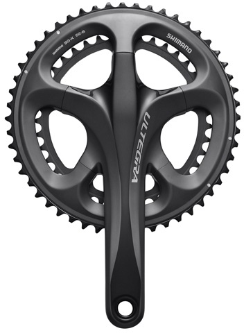picture Ultegra FC-6700 Glossy Grey Crankset Dubbel 52x39
