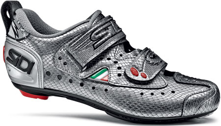 T2 Woman Carbon Composite Zilver Snake Triatlon Fietsschoen