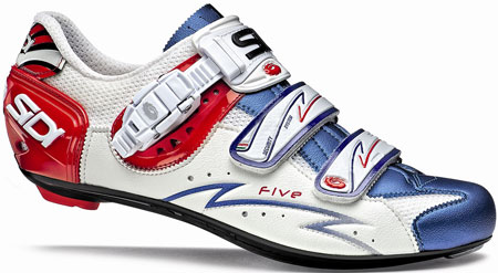 picture Five Carbon Composite White/Blue/Red Raceschoen