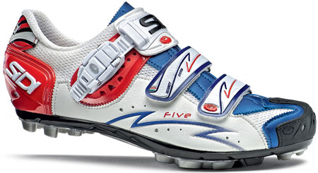picture MTB Five XC White/Blue/Red Mountaibikeschoen