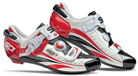 picture Ergo 3 Carbon Vernice White/Black/Red Raceschoen