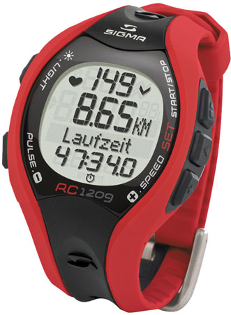 Sigma : RC 1209 Red Hartslagmeter 