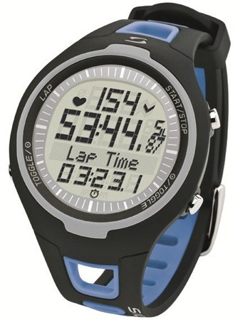 PC 15.11 Hartslagmeter Zwart/Blauw - Een multifunctionele hartslagmeter met de meest essentiele functies!