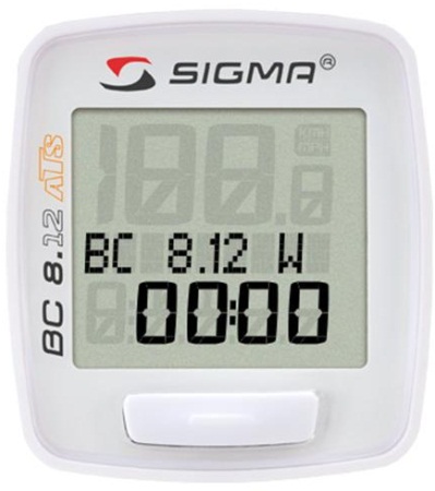 picture BC 8.12 ATS Fietscomputer Wit
