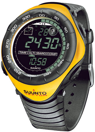Vector Sporthorloge Yellow