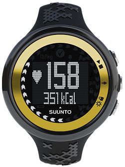 Suunto : M5 Black/Gold Dames Hartslagmeter 
