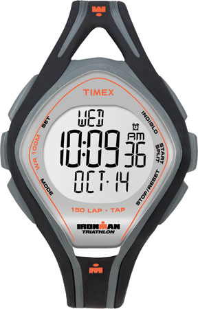Ironman Sleek 150 Lap TapScreen Zwart Grijs Sporthorloge (T5K255)
