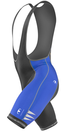 Bibshort Performance 2 Zwart Blauw