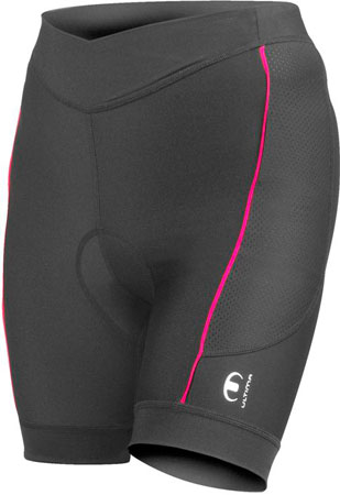 Indoor Koersbroek Dames Zwart Roze