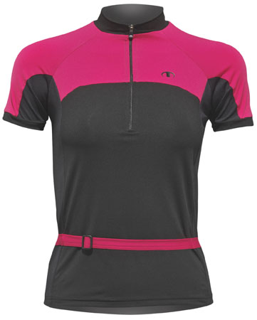 Indoor Shirt Korte Mouwen Zwart Roze Dames