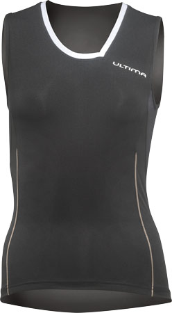 Indoor Shirt Zonder Mouwen Zwart Grijs Dames