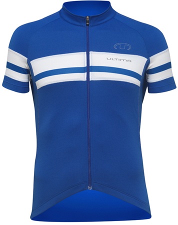 Performance 3 Shirt Korte Mouwen Blauw/Wit Heren