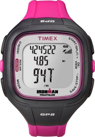 Timex Easy Trainer GPS Horloge Zwart/Roze