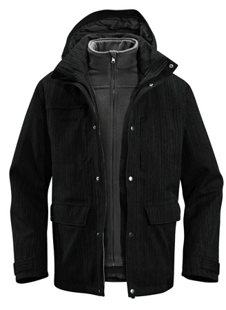 Yale 3 in 1 Jacket II Black Heren