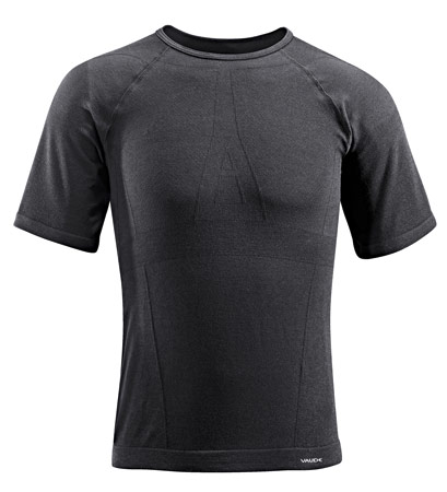 Seamless Shirt Black Heren