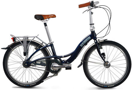 Glide P8 Nexus 8v Donkerblauw Vouwfiets