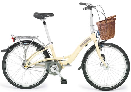 Glide P8 Nexus 8v Cream Vouwfiets