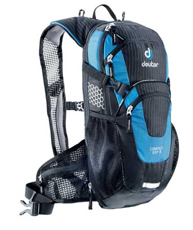Compact EXP 8 Zwart Blauw Rugzak