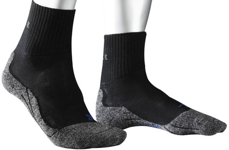 Falke : TK 2 Short Cool Heren Trekking Sok Zwart 