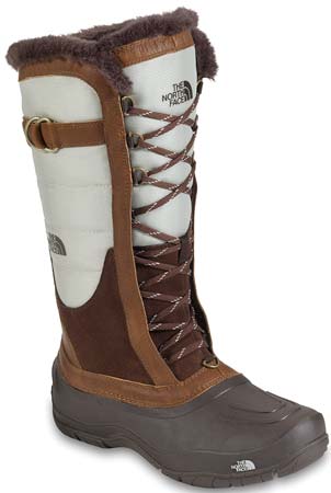Shellista Lace Trail Bootie Brown Vaporous Grey Dames