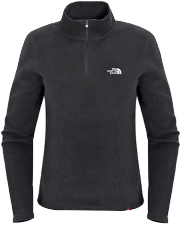 100 Glacier 1/4 Zip TNF Black Dames